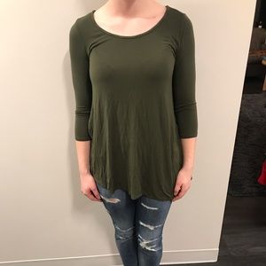 Green long sleeve shirt